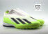 Фото #3 товара Men's Adidas X Crazyfast.3 LL TF Green White Laceless Soccer Turf Shoes ID9346