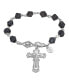 Фото #1 товара Браслет Crucifix Silver-Tone Blue Symbols of Faith.