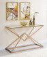 Фото #2 товара Triala Glass Top Console Table