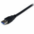 Фото #2 товара USB-кабель Startech USB3SEXT2MBK Чёрный