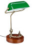 Фото #1 товара Bankerlampe mit grünem Schirm