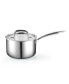 Фото #2 товара Tri-Ply Clad Stainless Steel Sauce Pan with Lid, 3 Quart, Silver