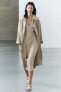 Zw collection oversize faded trench coat