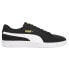 Фото #1 товара Puma Smash V2 Buck Lace Up Mens Black Sneakers Casual Shoes 36516023