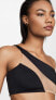 Norma Kamali 297801 Women's Standard Bikini Top, Black/Nude mesh, X-Small