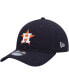 Фото #5 товара Men's Navy Houston Astros Logo Replica Core Classic 9TWENTY Adjustable Hat