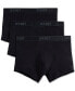 ფოტო #1 პროდუქტის Men's Essential No-Show Trunks 3-Pack