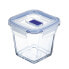 Hermetic Lunch Box Luminarc Pure Box Active 11,4 x 11,4 x 11 cm 750 ml Bicoloured Glass (6 Units)