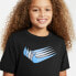 Фото #6 товара Детский Футболка с коротким рукавом Nike Sportswear Чёрный