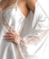 ფოტო #3 პროდუქტის Women's Brides Blush Satin Robe