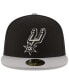 Фото #3 товара Головной убор кепка New Era San Antonio Spurs Basic 2 Tone 59FIFTY