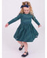 Little Girls Knit Long Sleeve Twirl Dress