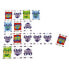 Фото #3 товара MERCURIO Take 6 Classical Edition 10 Cards To Play In One Of The 4 Rows Board Game