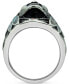 ფოტო #4 პროდუქტის Men's Abalone Chief Ring in Stainless Steel