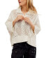 Фото #1 товара Women's To The Point Cotton Crochet Polo Shirt