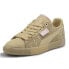 Фото #2 товара Puma Clyde PreGame Runway Lace Up Womens Beige Sneakers Casual Shoes 39208301