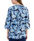 Фото #2 товара Women's 100% Linen Morning Bloom Tunic, Created for Macy's