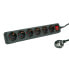 Фото #1 товара ROLINE 19.07.1074 - 1.5 m - 6 AC outlet(s) - Indoor - Plastic - Black - 250 V