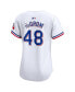 Фото #2 товара Women's Jacob deGrom White Texas Rangers Home Limited Player Jersey