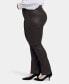 Фото #3 товара Plus Size Coated Marilyn Straight Jeans