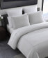 Simple Dot Embroidered Cotton Sateen Duvet Cover Set, Queen