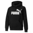 Фото #2 товара Толстовка с капюшоном детская Puma Essentials Big Logo Чёрный