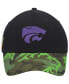 ფოტო #3 პროდუქტის Men's Black, Camo Kansas State Wildcats Veterans Day 2Tone Legacy91 Adjustable Hat