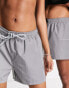 Фото #3 товара COLLUSION Unisex shorts in silver reflective fabric