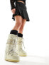 Фото #1 товара Moon Boot high ankle snow boots in gold