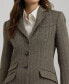 ფოტო #3 პროდუქტის Women's Herringbone Tweed Blazer