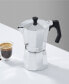 Фото #5 товара Italian Moka Pot 6 Cup Capacity Stovetop Aluminium Espresso Maker