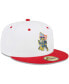 ფოტო #3 პროდუქტის Men's White Eugene Emeralds Theme Nights Pranksters 59FIFTY Fitted Hat