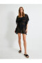 Фото #10 товара Платье пляжное тюль V образное с поясом на резинке