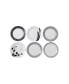 Фото #1 товара Pacific Set/6 Mixed Dinner Plate