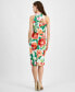 Harland Floral-Print Midi Dress Punch Floral, M - фото #3