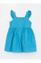 LCW ECO Kare Yaka Askılı Basic Kız Bebek Elbise
