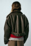 Фото #22 товара Куртка из экокожи ZARA - Модель Faux leather jacket