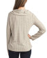 Фото #2 товара Juniors' Cowlneck Button-Trimmed Ribbed Sweater