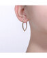 Фото #2 товара Sterling Silver Cubic Zirconia Gems Hoop Earrings