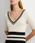 Фото #3 товара Women's Two-Tone Sweater Sheath Dress