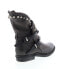 A.S.98 Vianne 250202-102 Womens Gray Leather Hook & Loop Casual Dress Boots 6