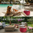 Premium Pouf Outdoor Sitzpouf wetterfest