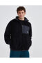 M Outdoor Fleece Full Zip Sherpa Erkek Siyah Ceket S232294-001