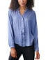 Фото #1 товара Bella Dahl Smocked Button Down Shirt Women's Xs