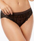 Superior Lace Mesh-Waist Bikini Underwear DK4944