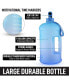 Фото #2 товара Motivational Time Reader Water Bottle – With Flip Cap & Strap