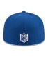Фото #3 товара Men's Royal Indianapolis Colts Main Patch 59FIFTY Fitted Hat