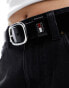 Tommy Jeans oval 3.0 belt in black