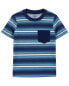 Toddler Striped Pocket Tee 4T