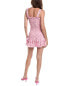 Фото #2 товара Jl Luxe Smocked Mini Dress Women's Pink L